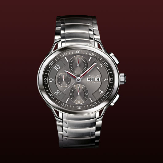  Davidoff Chronograph slate grey dial