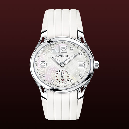  Davidoff Lady quartz white mother of pearl dial