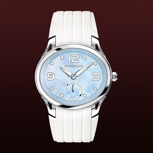 часы Davidoff Lady quartz blue mother of pearl dial