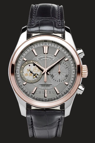 часы Armand Nicolet Grey Dial in Steel