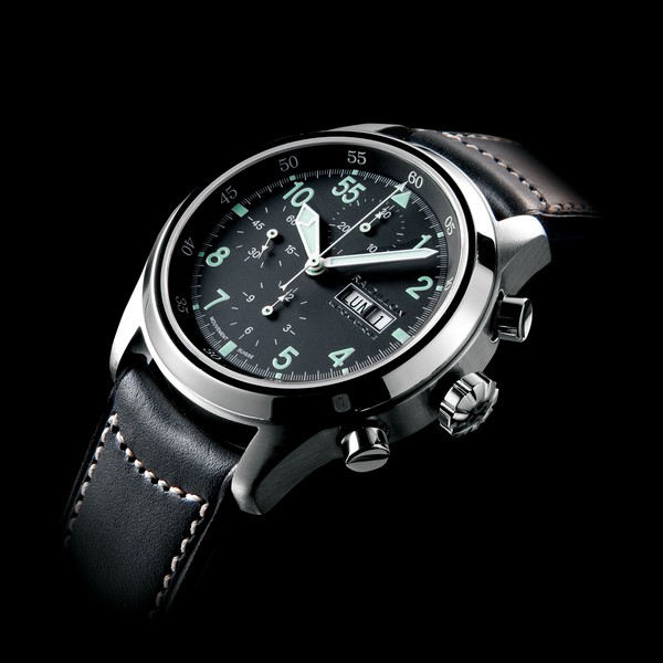  Raidillon 44mm Automatic Chronograph Black