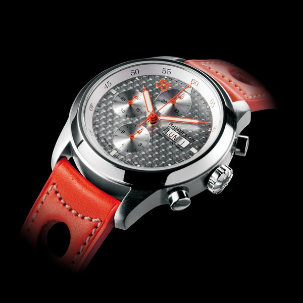  Raidillon 44mm Automatic Chronograph Engine-turned aluminium