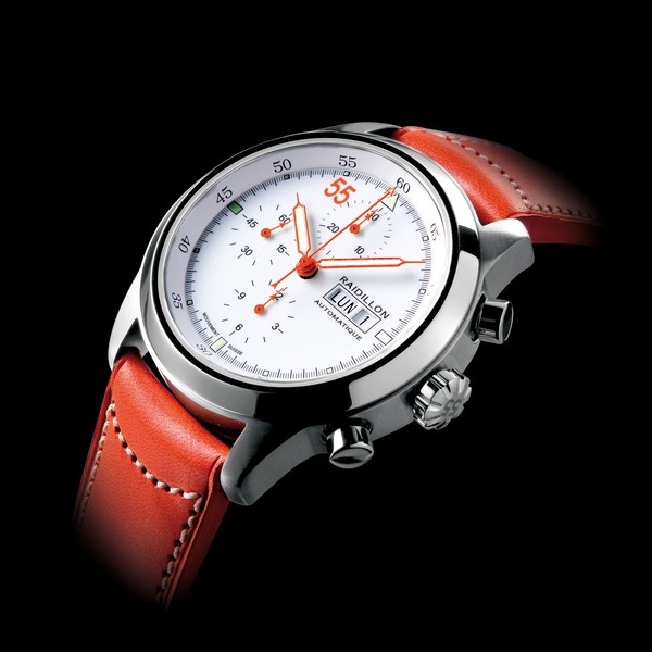  Raidillon 44mm Automatic Chronograph White