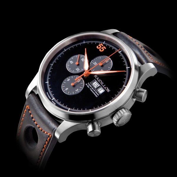часы Raidillon 48mm Automatic Chronograph Black