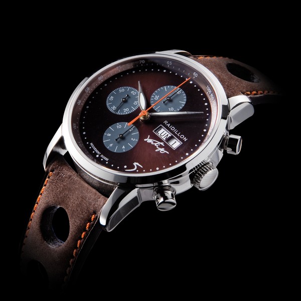  Raidillon 42mm Automatic Chronograph Vertigo Edition Brown