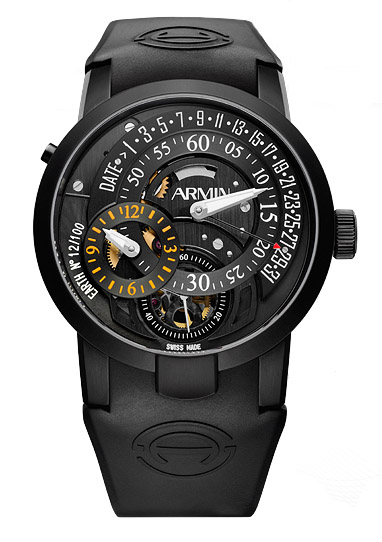 часы Armin Strom Regulator Earth Titanium PVD black Limited Edition 100
