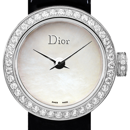 часы Dior La Mini D de Dior Cuir Vernis