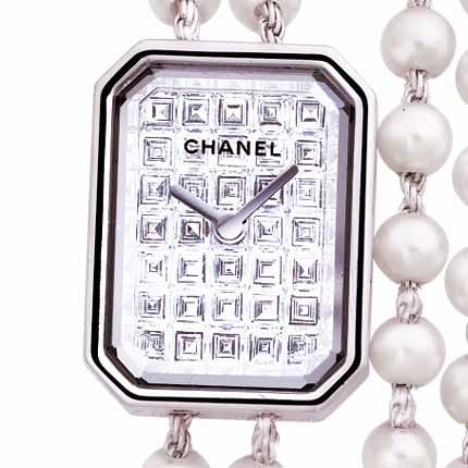  Chanel Or blanc 18 carats