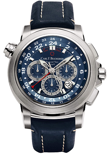 часы Carl F. Bucherer Patravi TravelTec Blue Wave