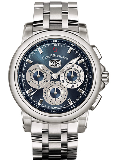  Carl F. Bucherer Patravi Chrono Date Blue Wave