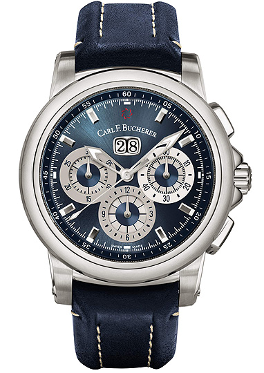 часы Carl F. Bucherer Patravi Chrono Date Blue Wave