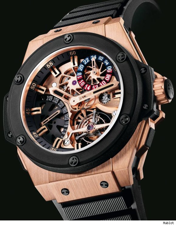  Hublot Gold King Power Tourbillon GMT