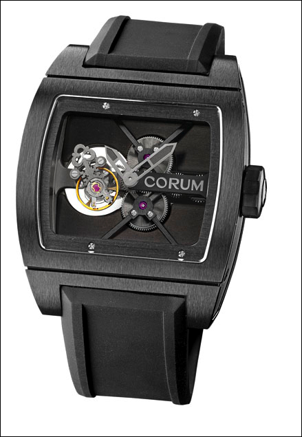  Corum Black Ti-bridge Tourbillon