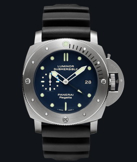 часы Panerai 2011 Special Edition Luminor Submersible 1950 Regatta 3 Days GMT Automatic Titanium