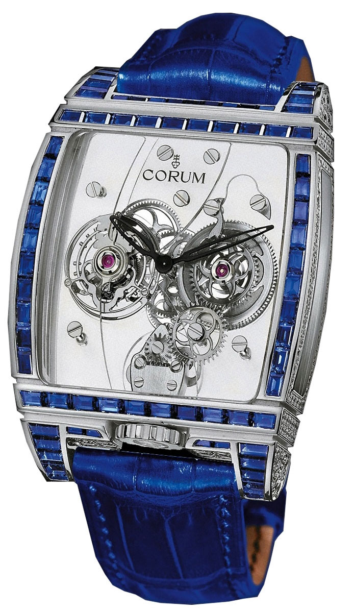  Corum Golden Bridges Golden Tourbillon Panoramique Diamants