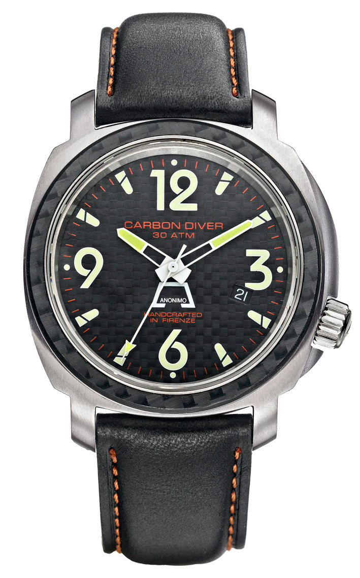 часы Anonimo Carbon Diver