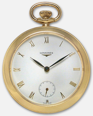  Longines Longines Francillon 18k Gold Pocket Watch