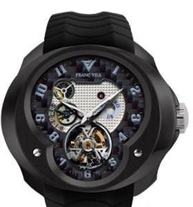 часы Franc Vila Tourbillon Planetaire Black