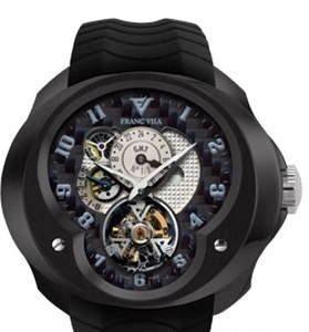часы Franc Vila Tourbillon Planetaire GMT Black