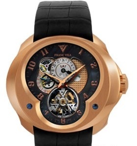  Franc Vila Tourbillon Planetaire GMT Red Gold