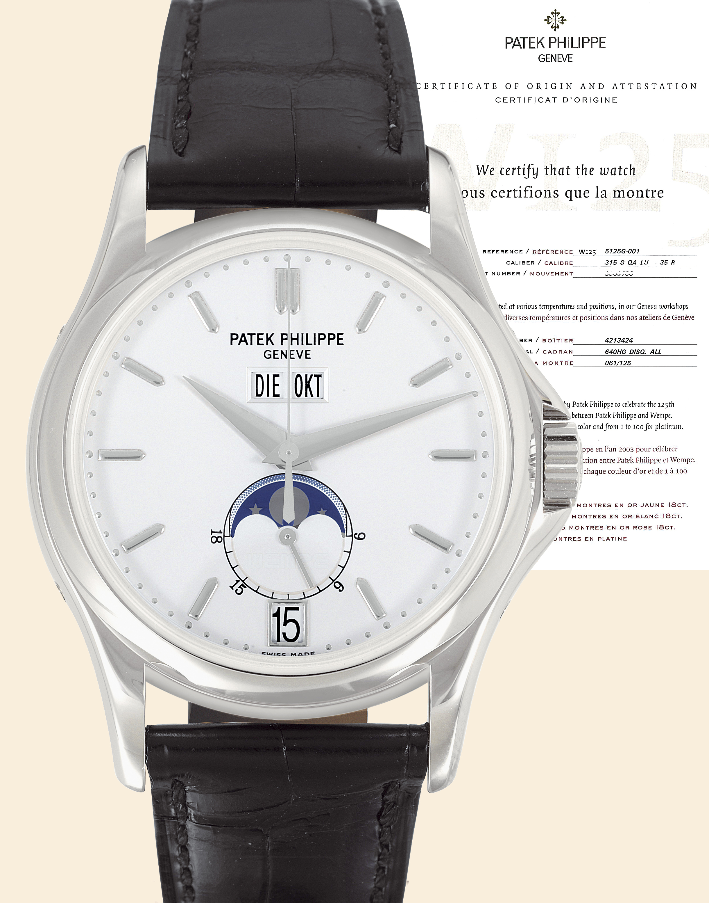  Patek Philippe ANNUAL CALENDAR