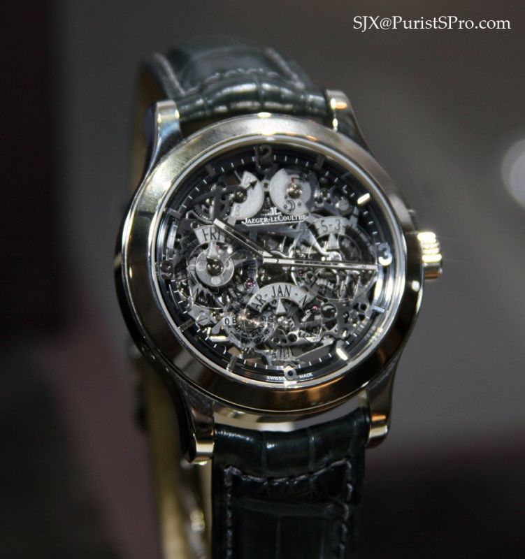часы Jaeger-LeCoultre Jaeger-LeCoultre Limited Edition xx/100 Master Eight Days Squeleton Perpetual Calendar Platinum Full Set