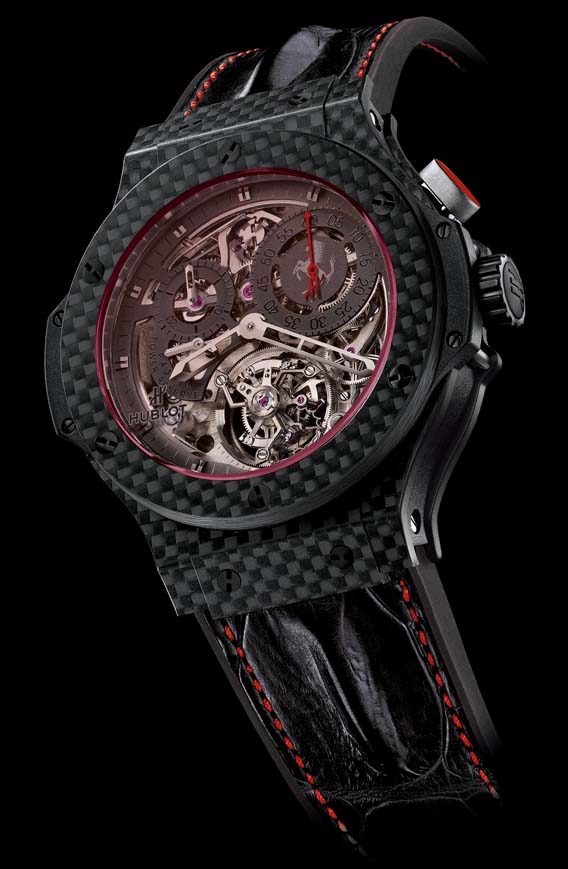 часы Hublot Big Bang Chrono Tourbillon Ferrari