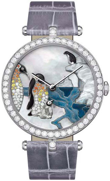  Van Cleef & Arpels Lady Arpels Polar landscape Penguin Decor