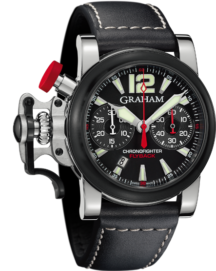 часы Graham Chronofighter R.A.C. Black Shock