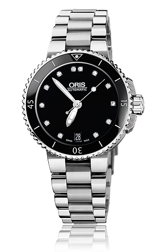  Oris Oris Aquis Date Diamonds