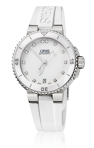  Oris Oris Aquis Date Diamonds