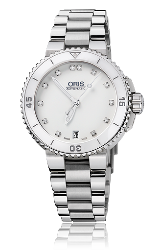  Oris Oris Aquis Date Diamonds