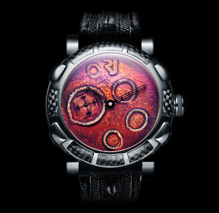 часы Romain Jerome MOON DUST BLACK MOOD OCHRE AUTO