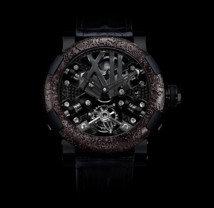 часы Romain Jerome STEAMPUNK BLACK TOURBILLON