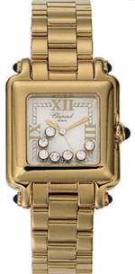 часы Chopard Happy Sport Classic Square 7 Floating Diamonds