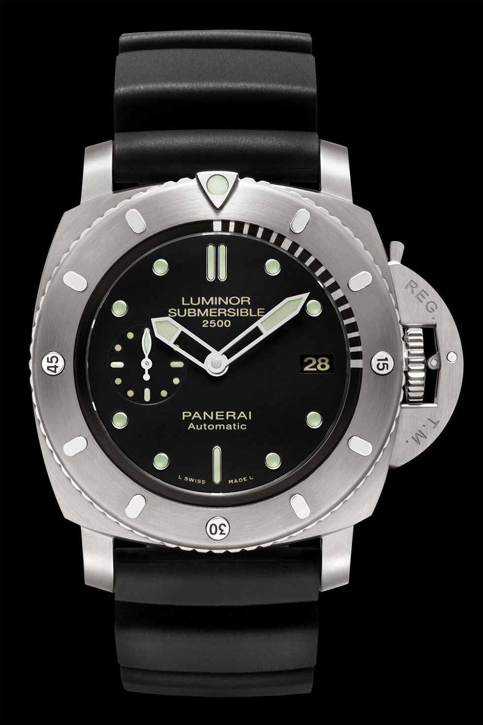  Panerai Luminor Submersible 1950 2500M 3Days Automatic Titanio