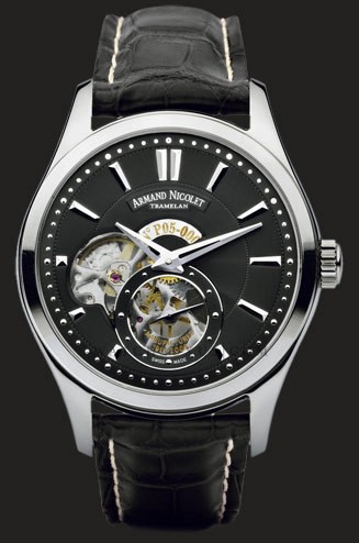 часы Armand Nicolet Steel with black deal
