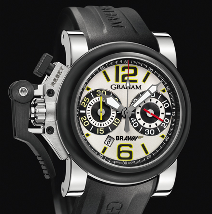  Graham Chronofighter Oversize G-BGP-001 White