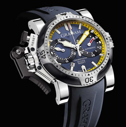 часы Graham Chronofighter Oversize Diver/Date Tech Seal Scarab