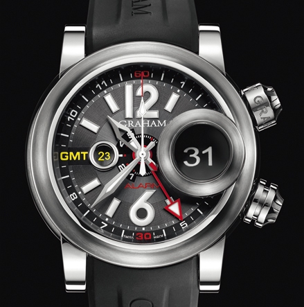 часы Graham Swordfish Grillo Alarm GMT Black Eye