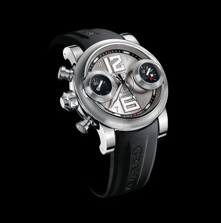 часы Graham Swordfish Big 12-6 Steel with Silver dial Left Version