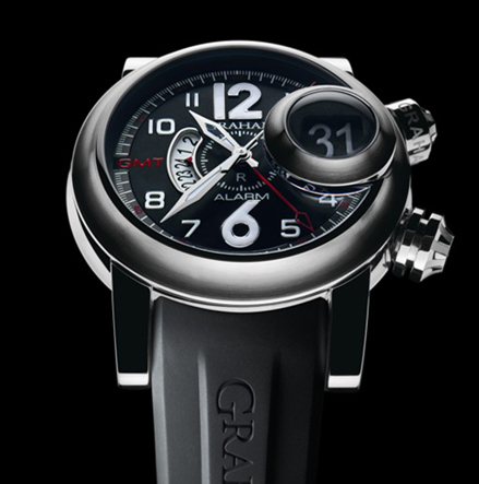 часы Graham Swordfish Grillo Alarm GMT Black