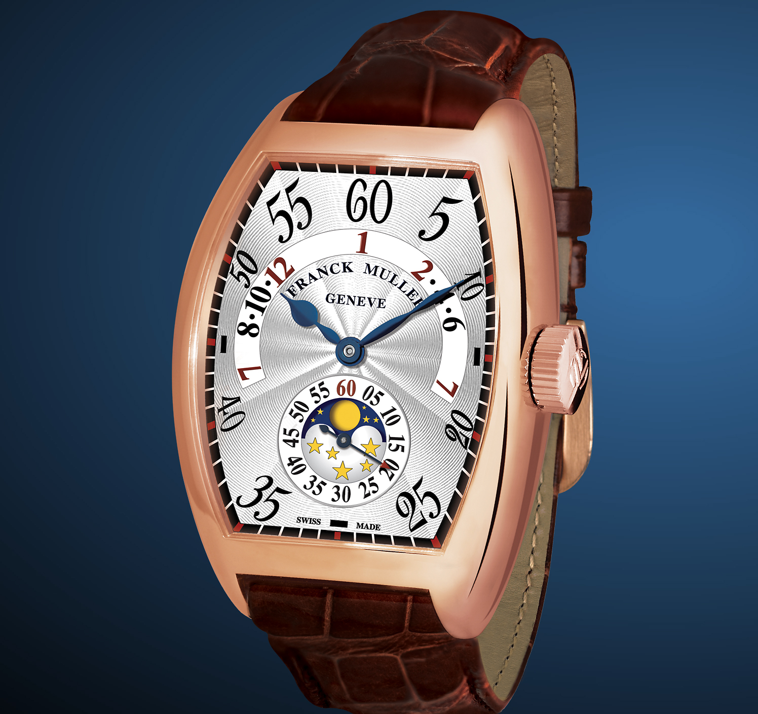 часы Franck Muller Irregular Retrograde Hour with Moon Phases