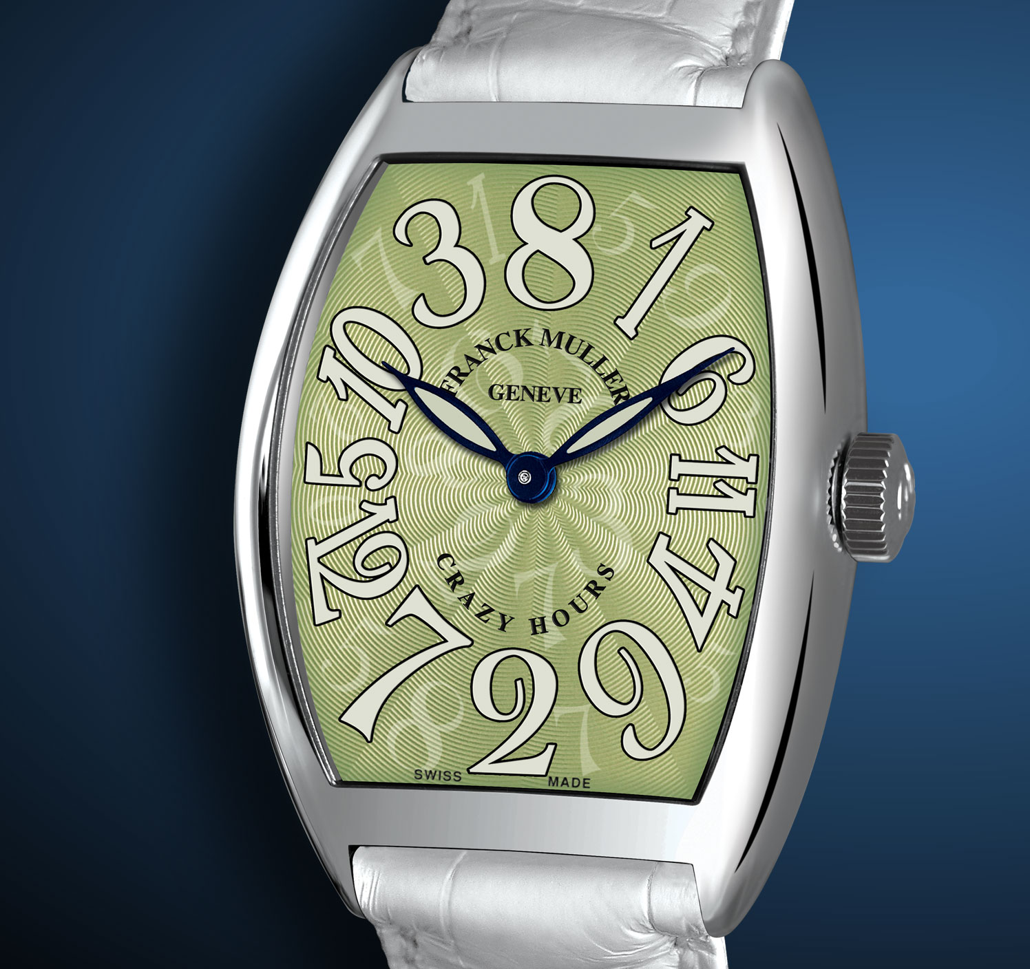 часы Franck Muller Crazy Hours Green Dial