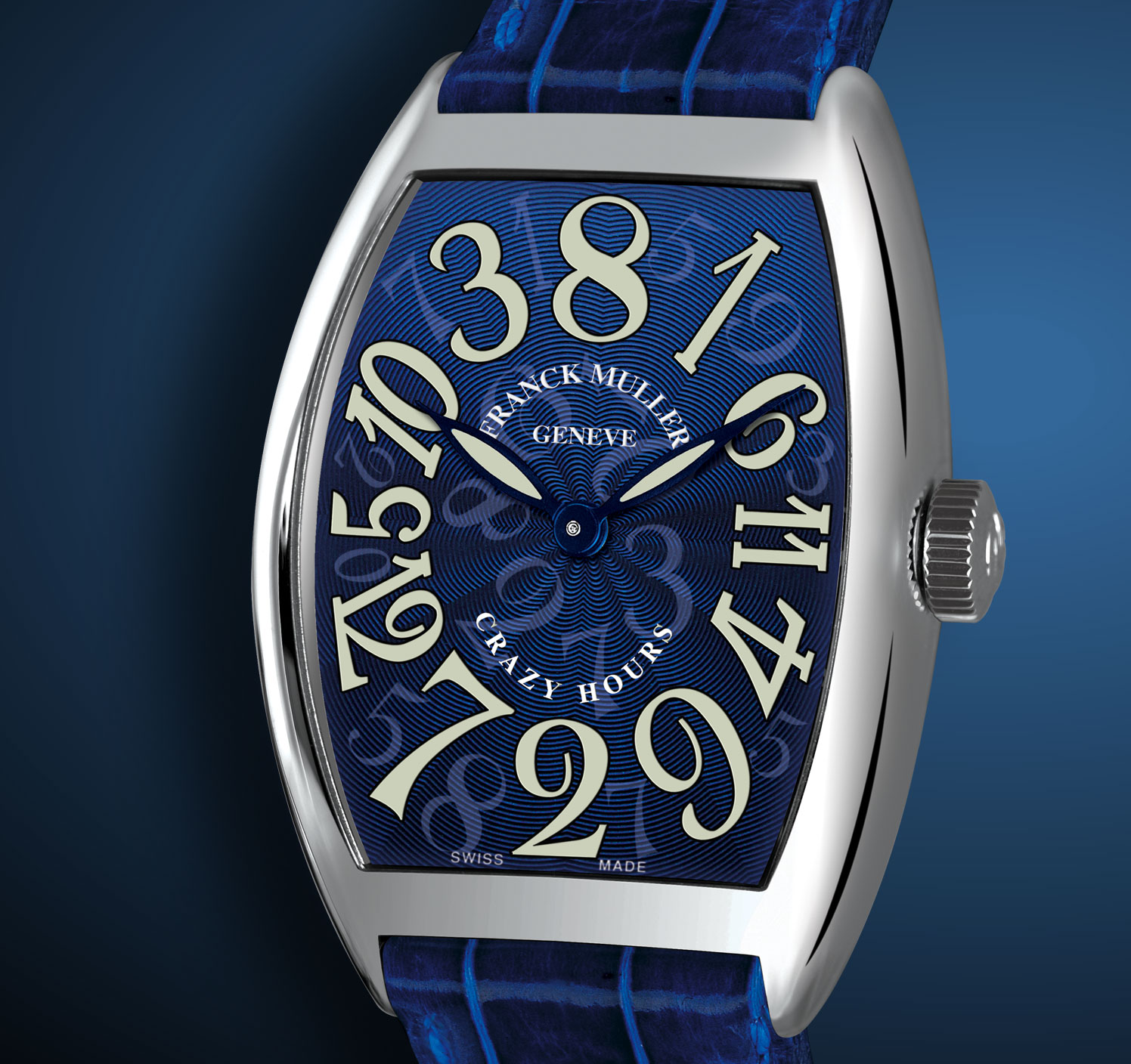  Franck Muller Crazy Hours Blue Dial