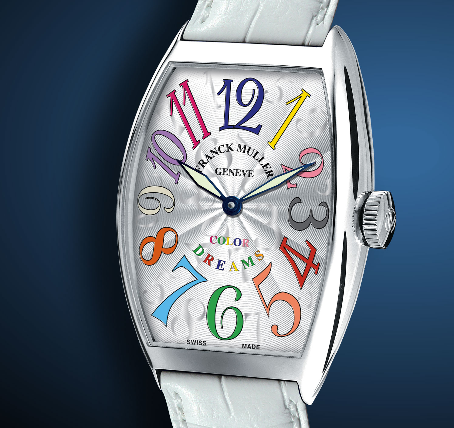  Franck Muller Cintrée Curvex Color Dreams White