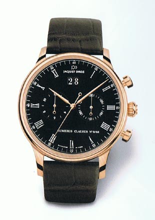 часы Jaquet-Droz Chrono Grande Date Black Enamel