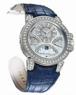  Harry Winston Ocean Chrono (WG_Diamonds / Blue Leather)