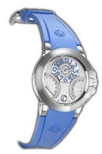  Harry Winston Ocean Biretro (WG / Blue Rubber)