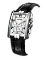  Harry Winston Avenue C Chrono (WG / Silver / Black Leather)